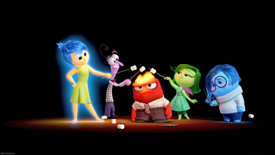 Fear Inside Out Marshmallow Still Wallpaper