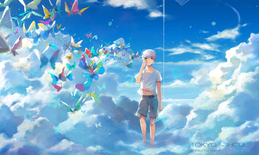 Feel The Supernatural Energy Of Tokyo Ghoul Aesthetic Wallpaper