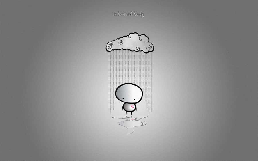 Feeling Lost In A Sea Of Grey Wallpaper
