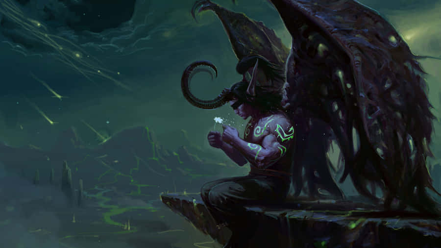 Fictional Illidan Stormrage Wow 4k Wallpaper