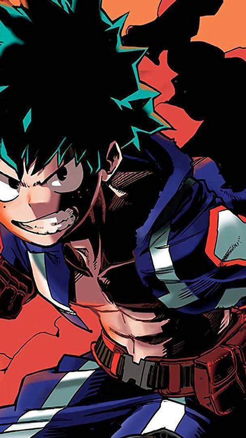 Download free Fierce Izuku My Hero Academia Phone Wallpaper ...