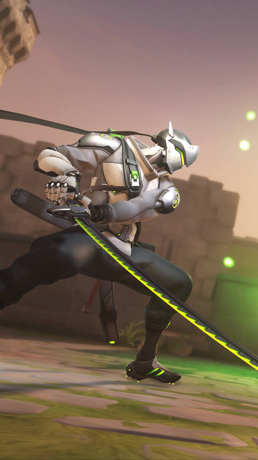 Download free Fighting Hooded Genji Iphone Wallpaper - MrWallpaper.com