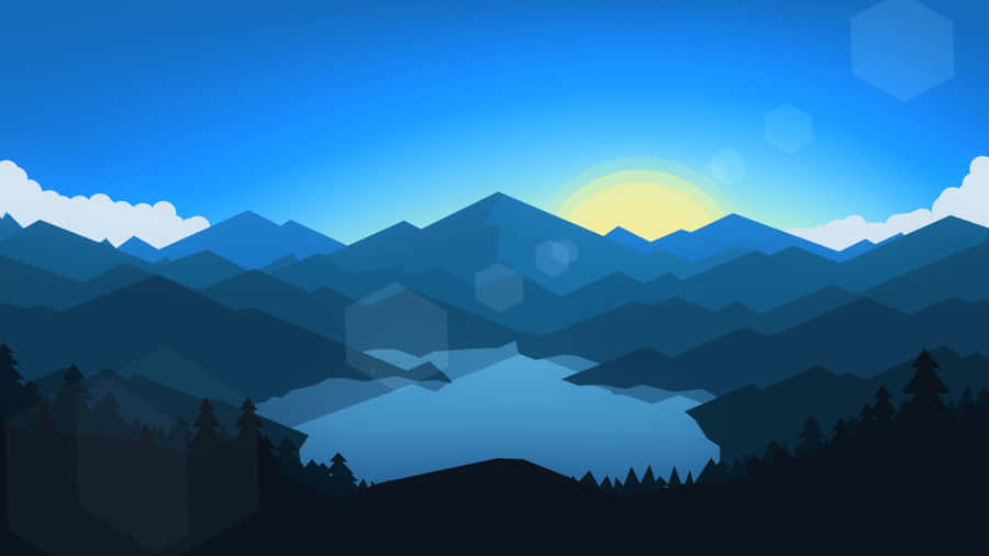 Find Refuge In The Peaceful Beauty Of The Mountain Wallpaper