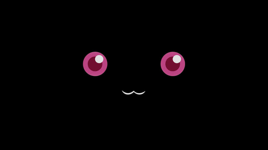 Find The Perfect Productive Balance With This Dark And Cute Laptop! Wallpaper