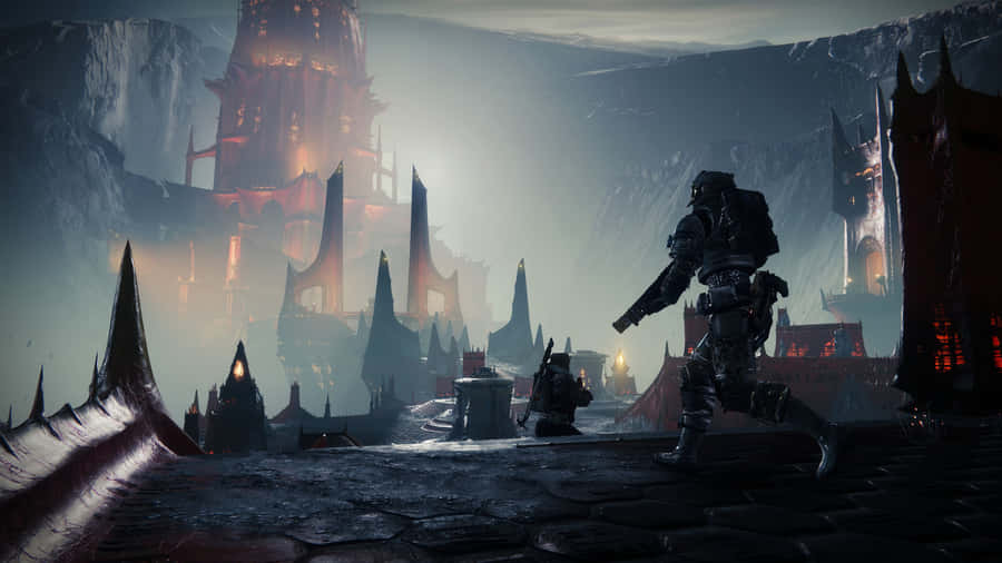 Fire Your Fate In The Futuristic World Of Destiny 2. Wallpaper
