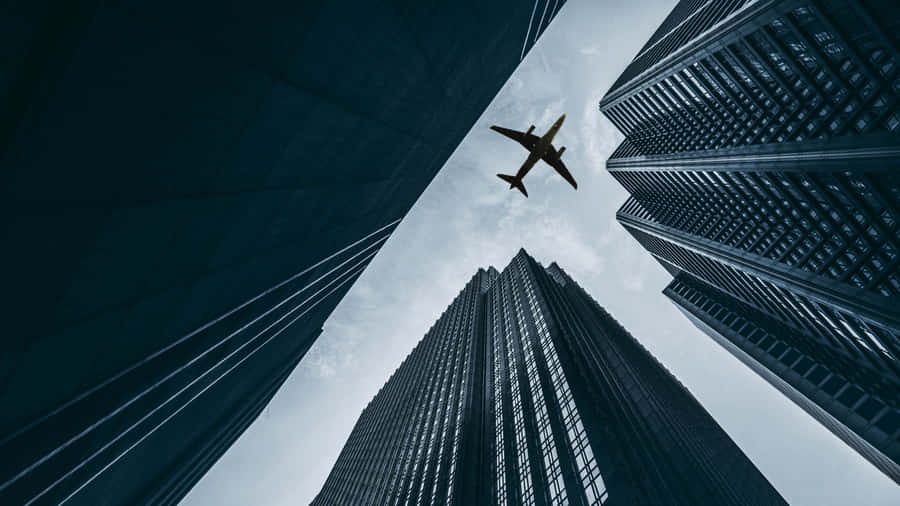 Fly High With Plane Desktop Wallpaper