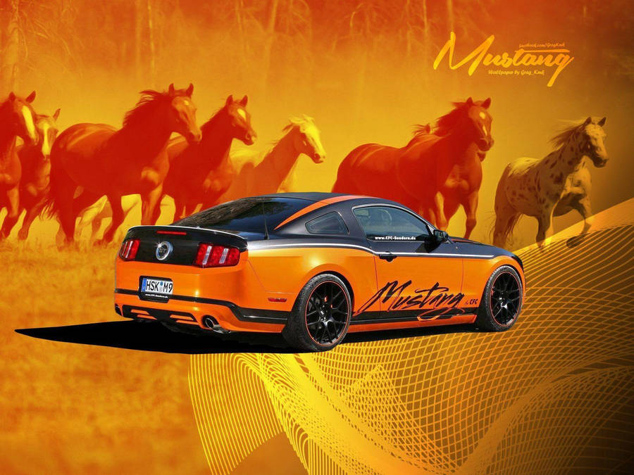 Ford Mustang Horses Wallpaper