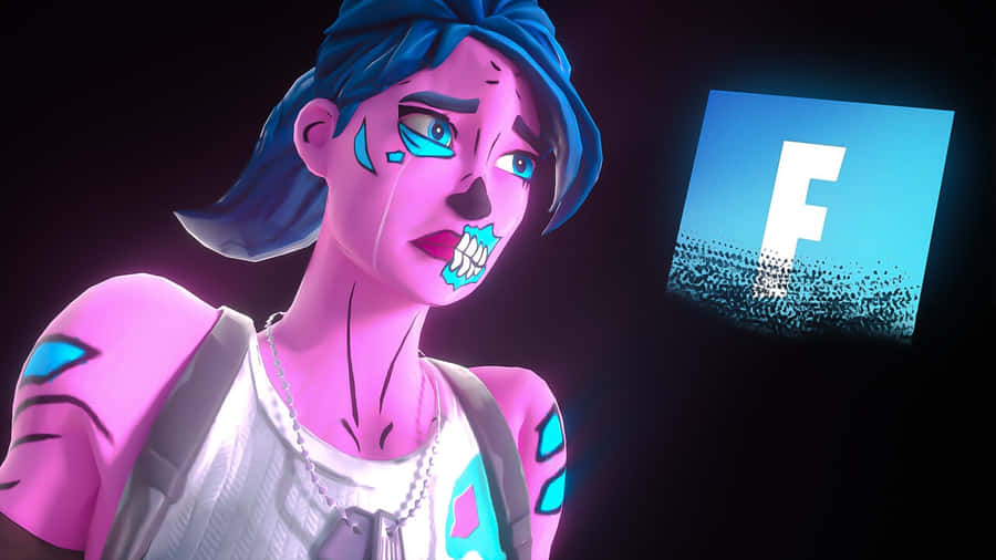 Fortnite Pink Ghoul Trooper Skin Wallpaper