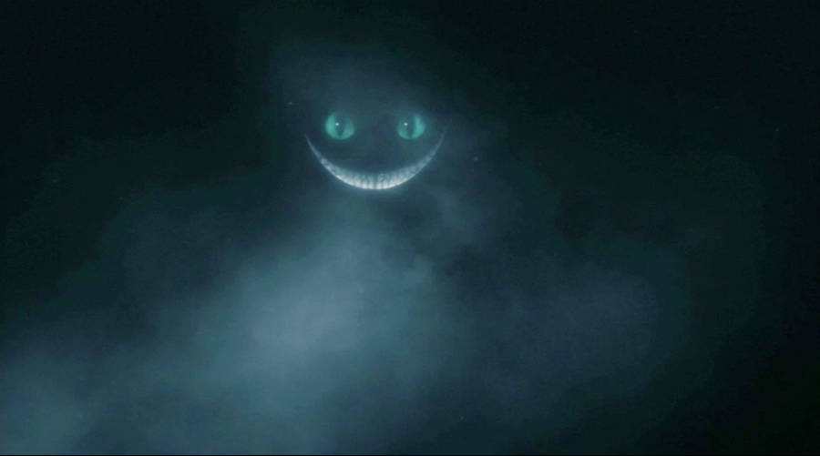 Frightening Cheshire Cat Wallpaper