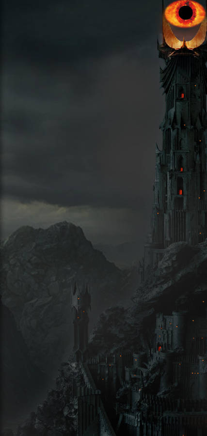Galaxy S10 Plus Dark Castle Wallpaper