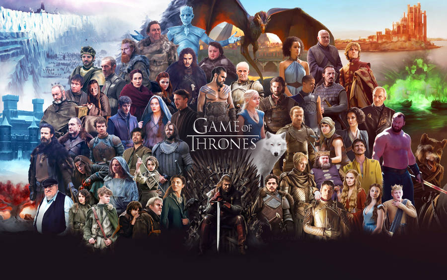 Game Of Thrones Characters Poster wallpaper