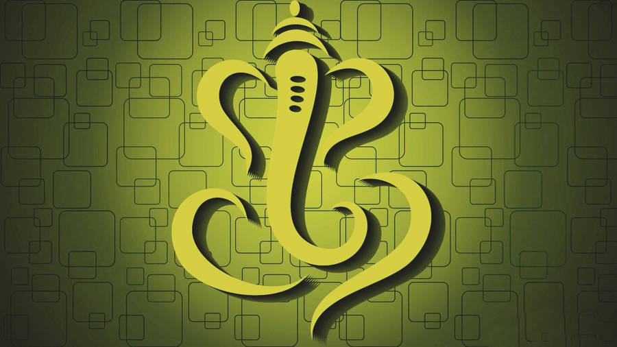 Ganesh Desktop Devanagari Script Graphic Artwork Wallpaper