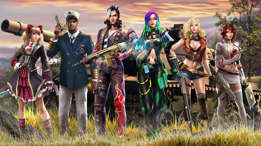 Download free Garena Free Fire Game Characters Wallpaper - MrWallpaper.com