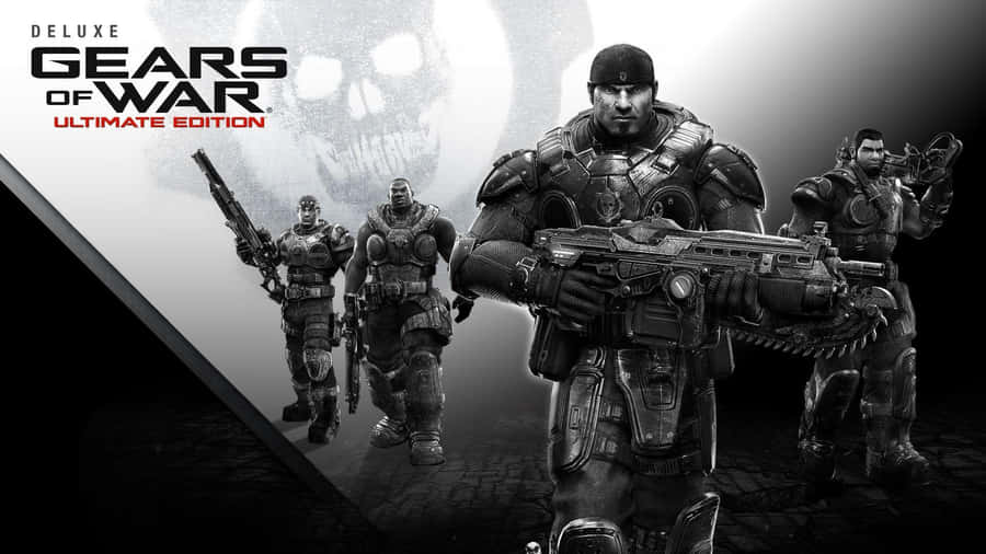 Gearsof War Ultimate Edition Team Promo Wallpaper