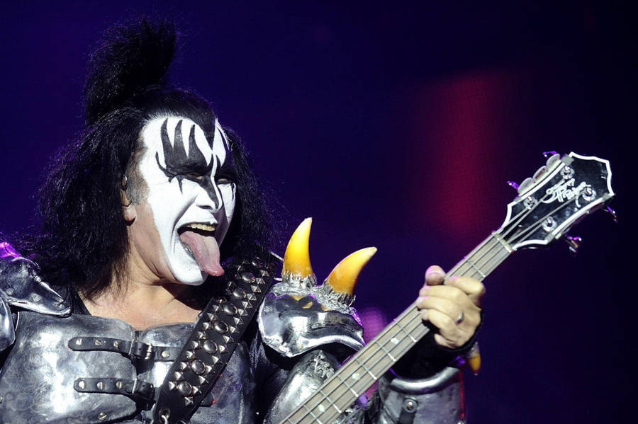 Gene Simmons Kiss Band Wallpaper