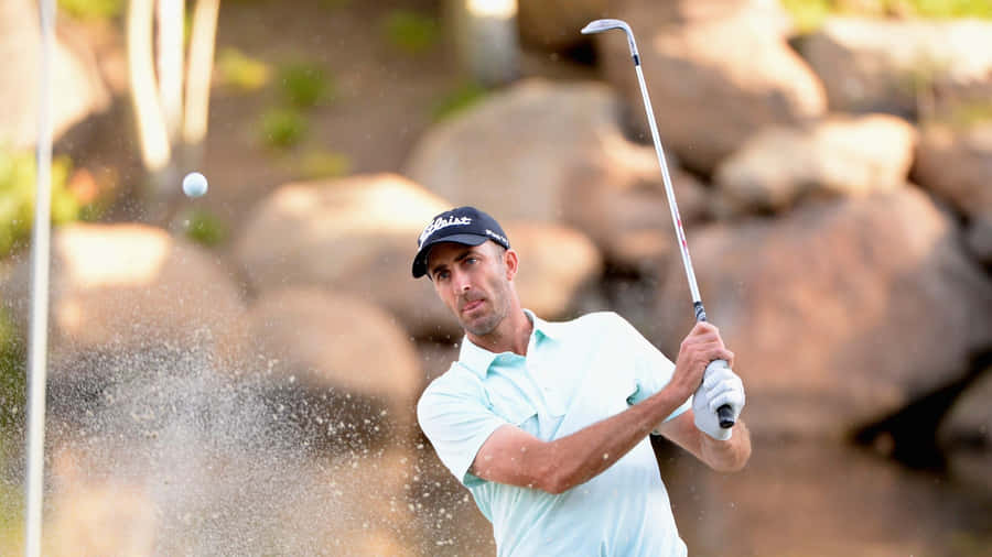 Geoff Ogilvy Water Shot Wallpaper