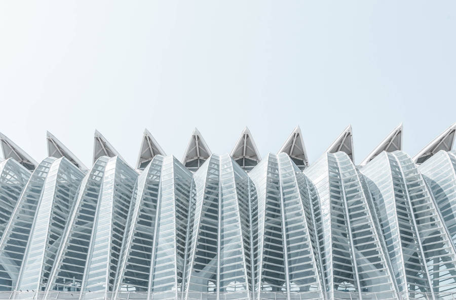 Geometric Building View Wallpaper