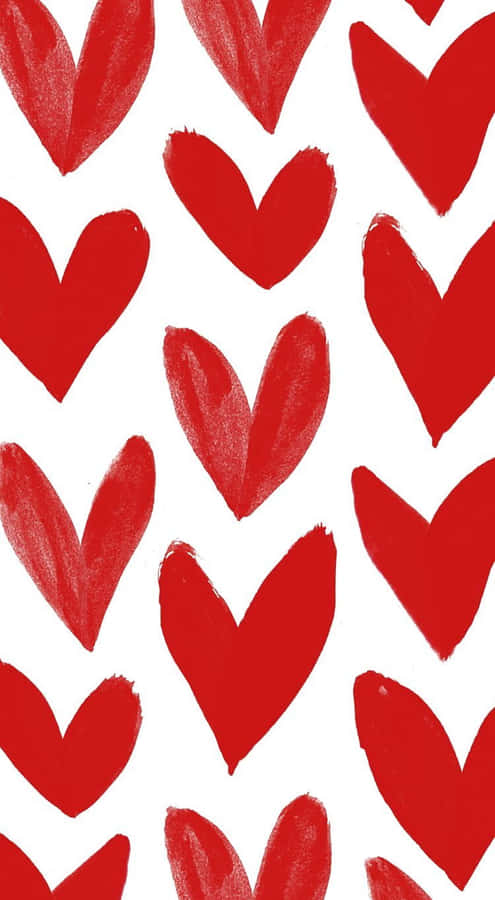 Get Inspired With A Red And White Aesthetic Wallpaper