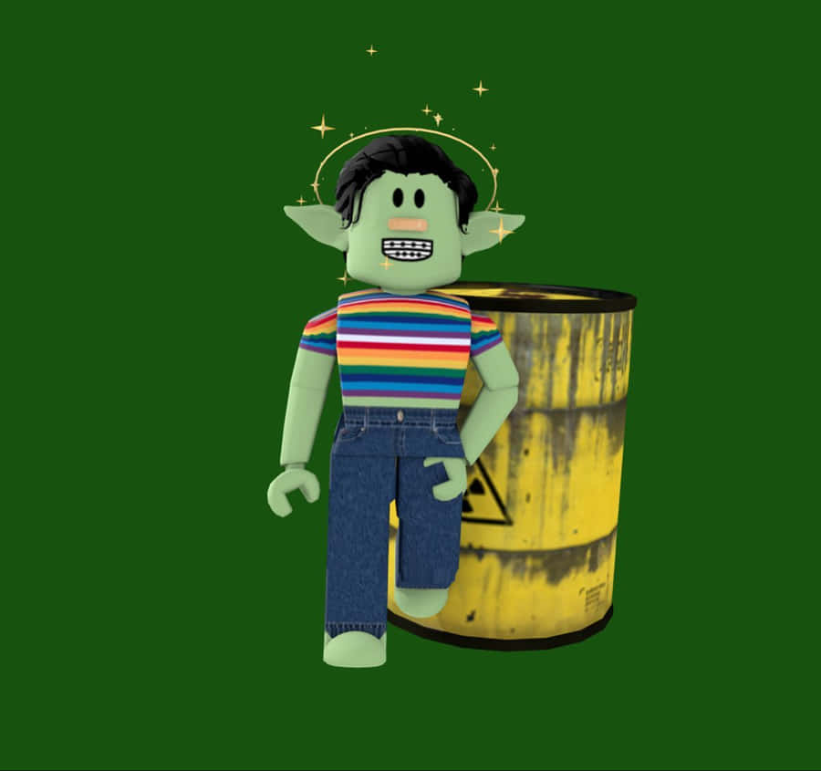 Get Intensive On Your Roblox Game With Aesthetic Boy Avatar Wallpaper