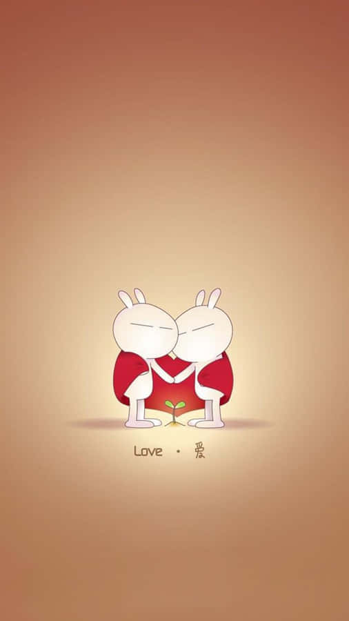 Get Noticed In Style With This Cute And Simple Iphone Wallpaper