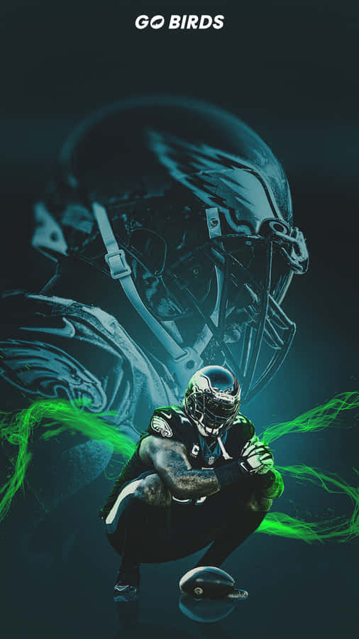 Get Ready To Cheer On 2018 Nfc Champions Philadelphia Eagles With This Eagles Themed Iphone! Wallpaper