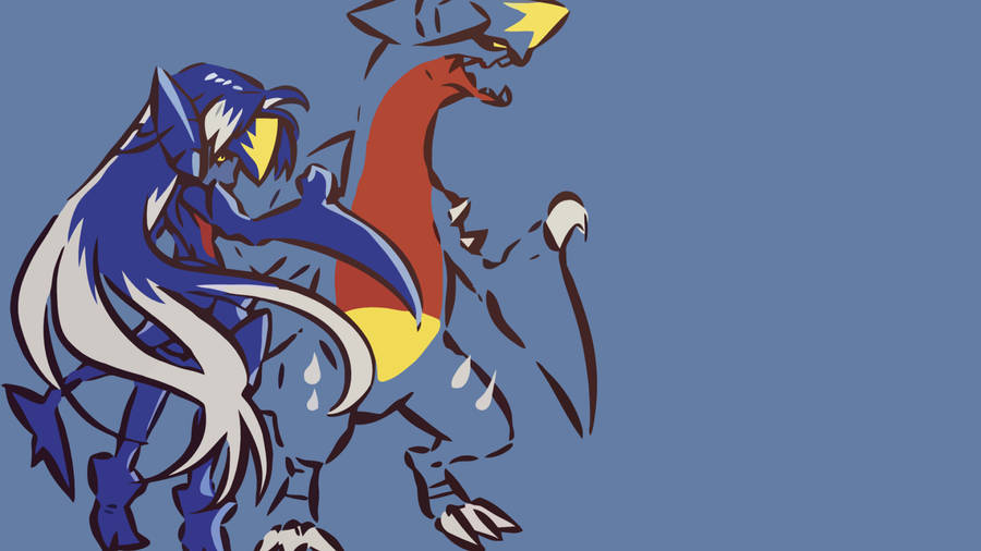 Download Garchomp Male Armor Wallpaper | Wallpapers.com