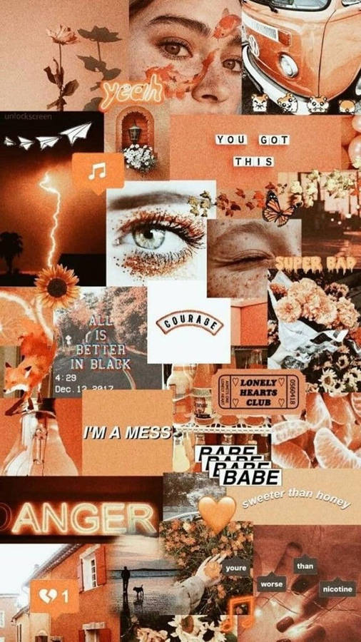 Girl Mood Aesthetic Collage Wallpaper