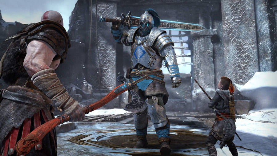 God Of War Traveler Encounter Wallpaper