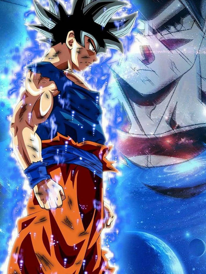 Download free Goku Ultra Instinct Portrait Wallpaper - MrWallpaper.com