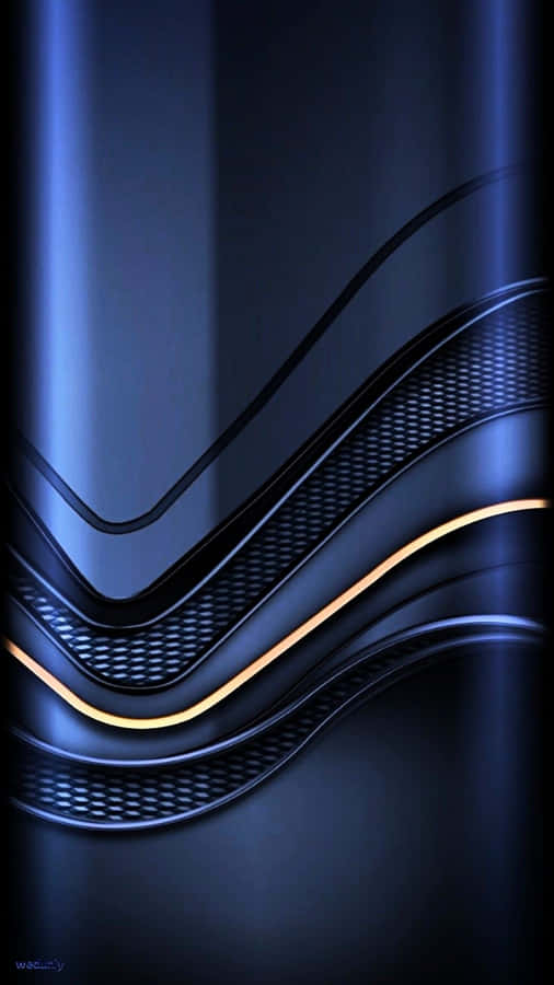 Download free Gold Lining Blue Curve Expensive Wallpaper - MrWallpaper.com