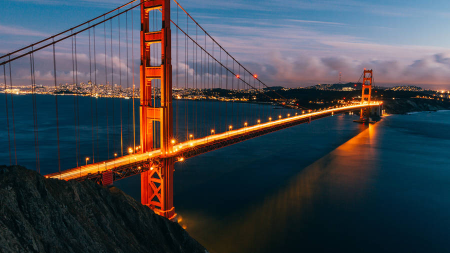 Download Free Golden Gate Bridge Thick Clouds Wallpaper - Mrwallpaper.com