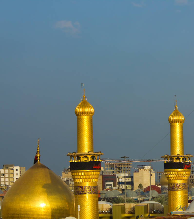 Download free Golden Imam Hossain Shrine Karbala Wallpaper ...