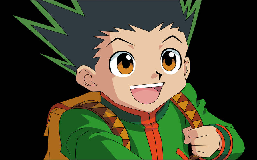 Download free Gon Freecss Backpack Happy Wallpaper MrWallpaper