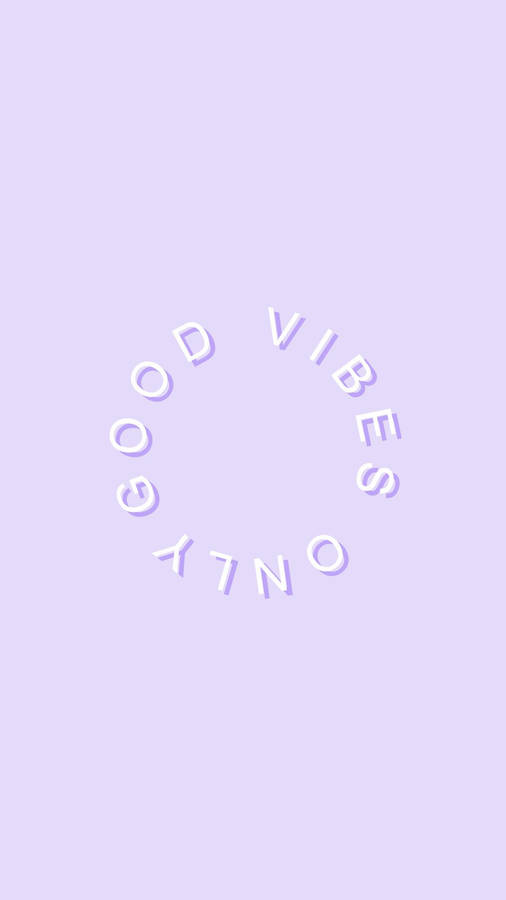 Download Good Vibes CD Purple Aesthetic Vibes Wallpaper | Wallpapers.com