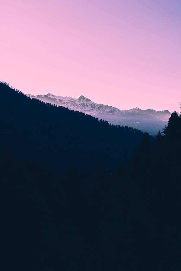 Gradient pink and purple aesthetic wallpaper