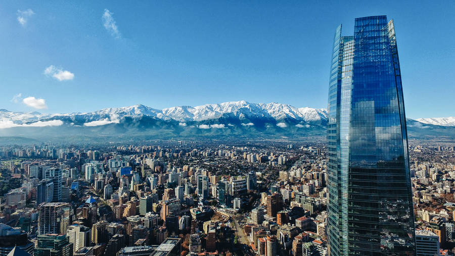 Downtown of Santiago capital city of Chile South America country. Footage  Couple [Video]