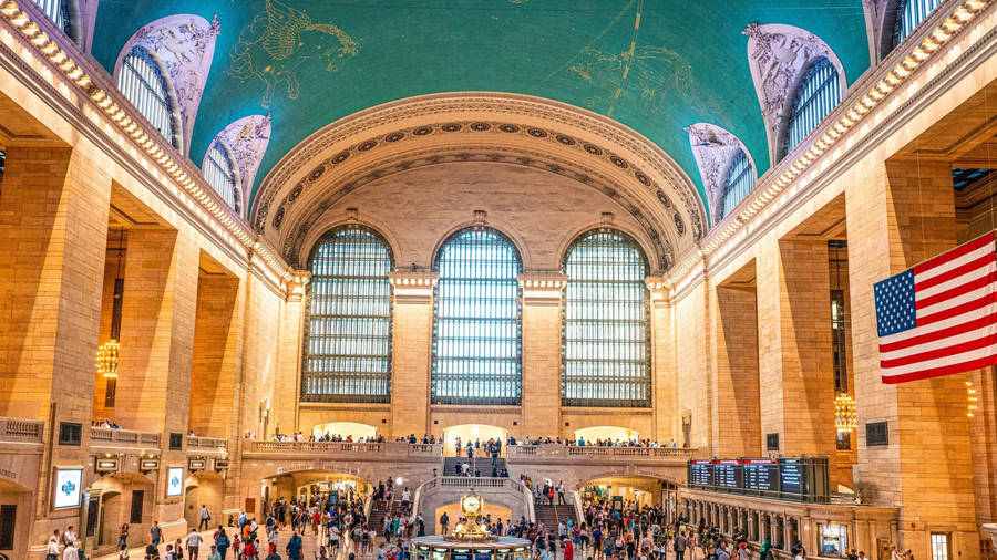 Grand Central Station Top Windows Wallpaper