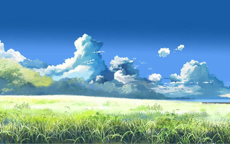 anime, sky, landscape | 2560x1440 Wallpaper - wallhaven.cc