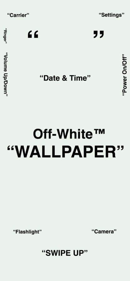 Gray Background Off White Iphone Wallpaper