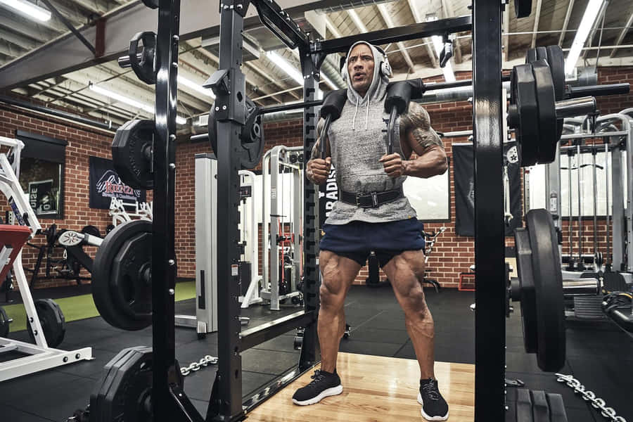 Gray Project Rock Sando Hoodie Wallpaper