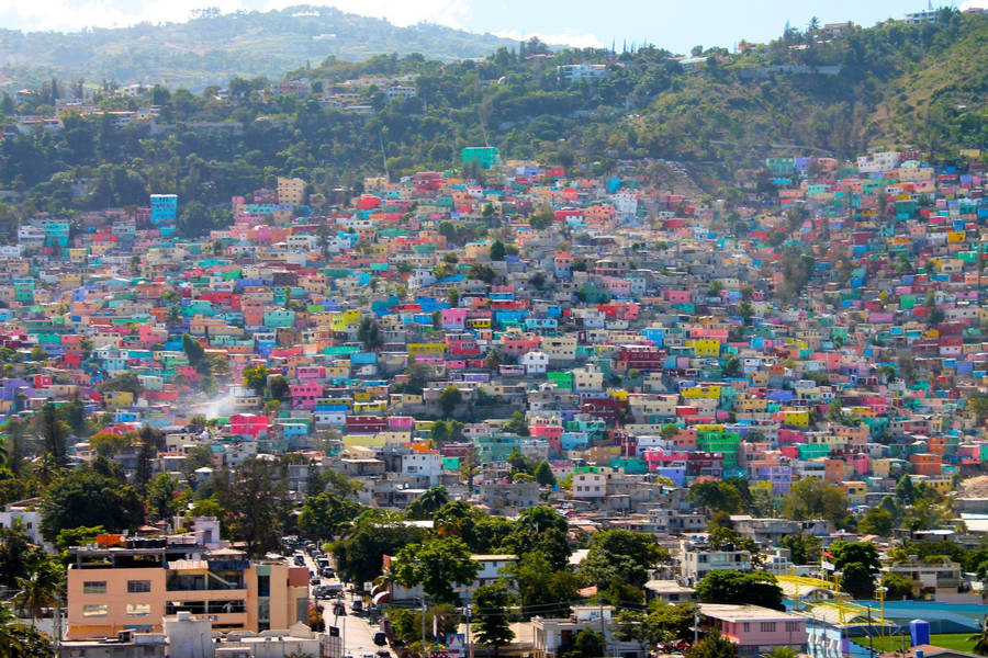 Premium Photo | Flag wallpaper of Haiti