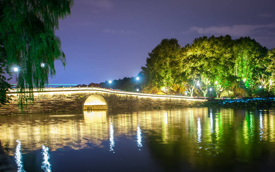 Sunset Scenery Of Xixian Jixian Pavilion Hangzhou China High-Res Stock  Photo - Getty Images