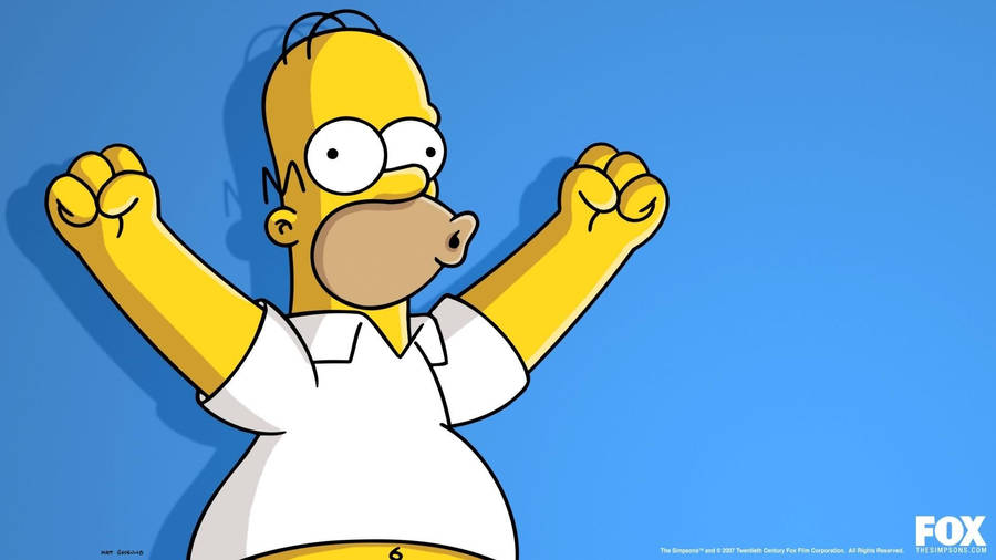 Happy Homer Simpsons Wallpaper