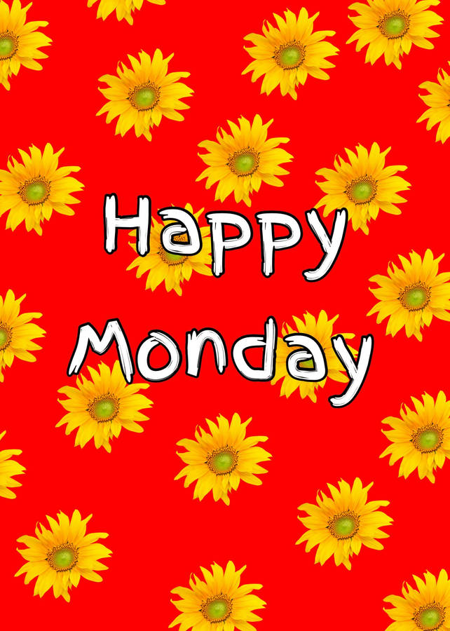 Download free Happy Monday Sunflower Wallpaper - MrWallpaper.com