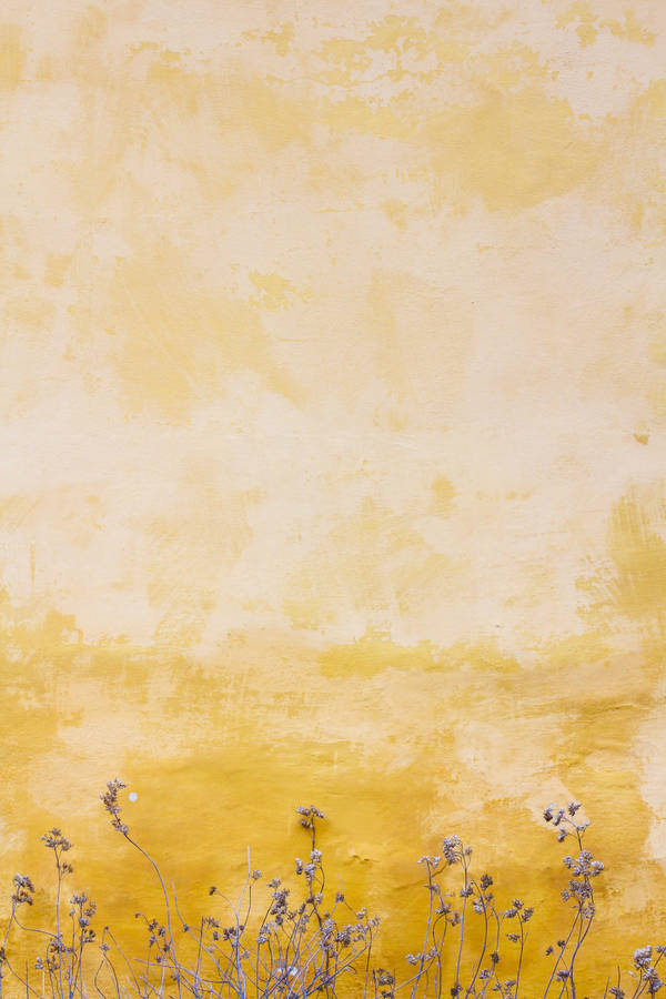 Happy yellow aesthetic Wall wallpaper