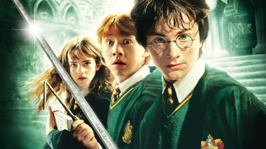 Harry Potter Landscape Ron Hermione Wallpaper