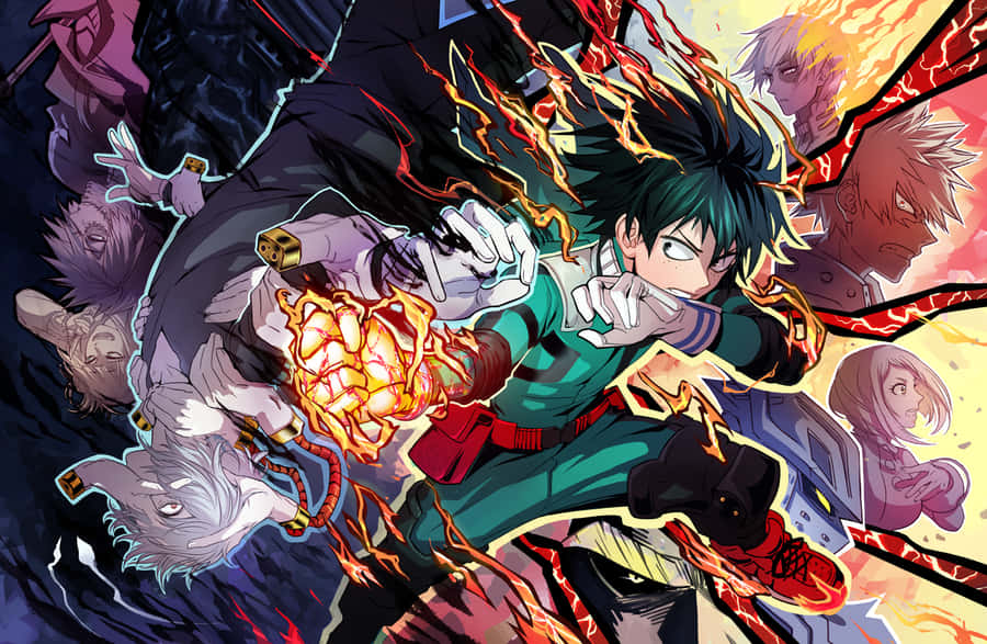 Have A Hero-filled Halloween With My Hero Academia Wallpaper