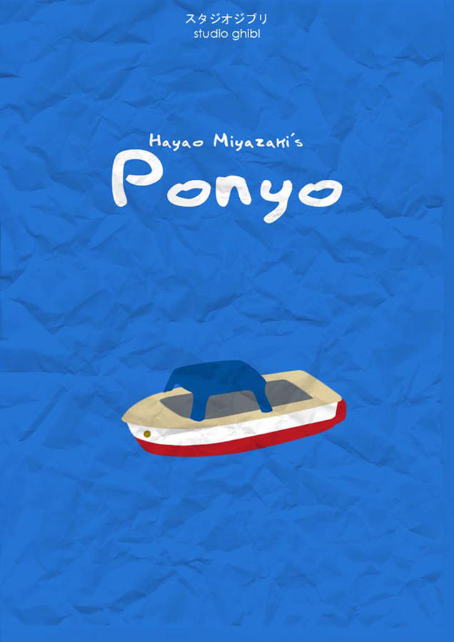 Download free Hayao Miyazaki Ponyo Poster Wallpaper - MrWallpaper.com