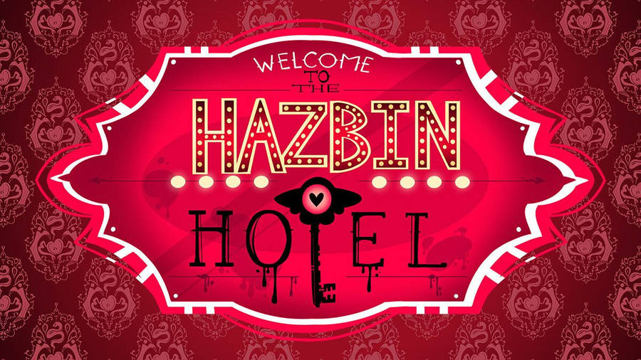 Download free Hazbin Hotel Red Logo Wallpaper - MrWallpaper.com