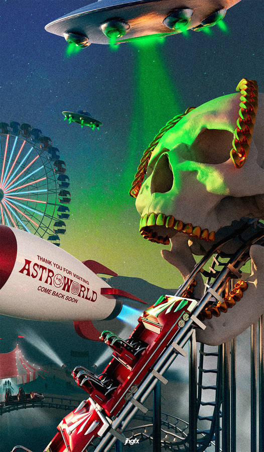 Download free Hd Art Astroworld Album Wallpaper 